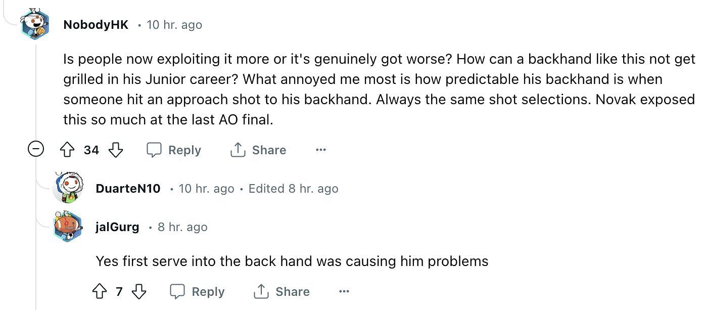 Screengrab from Reddit